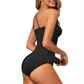 💥LAST DAY SALE 60% OFF🏖️🩱Women's One Shoulder One Piece Swimsuit Tummy Control Bathing Suit