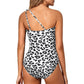 💥LAST DAY SALE 60% OFF🏖️🩱Women's One Shoulder One Piece Swimsuit Tummy Control Bathing Suit
