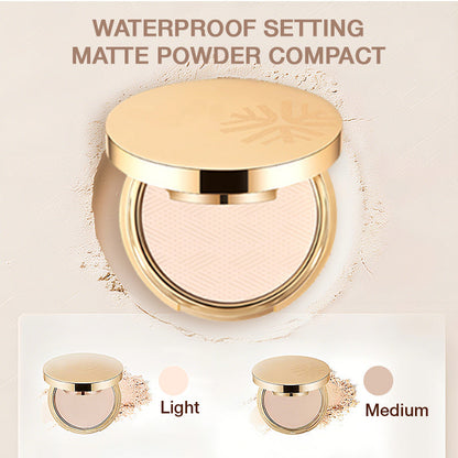 💜LAST DAY -BUY 1 GET 1 FREE💜50K+ SOLD!✨Waterproof Setting Matte Powder Compact