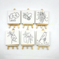 👍💥Valentines Day Gifts 50% OFF🎁Kids Mini Canvas & Easel Mini Watercolor Paint Set