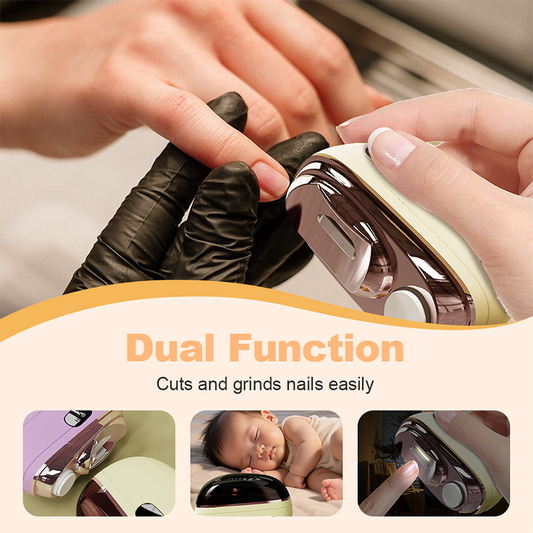 ✂️LIMITED-TIME 49% OFF! 💅2-in-1 Smart Electric Nail Clipper & Polisher🌟