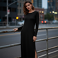 🆕 2026 New Trend 50% OFF💃Women's Loose Split Long Sleeve T-Shirt Dress | Effortless Daily Chic ✨