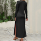 🆕 2026 New Trend 50% OFF💃Women's Loose Split Long Sleeve T-Shirt Dress | Effortless Daily Chic ✨