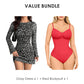 💃2026 New Arrivals 50% OFF🐆💥Women's Leopard Print Long Sleeve Slim Fit Dress👍 ✨Elegant Ruffle Hem Short Skirt, Bodycon Mesh Sleeves