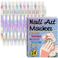 🥳2026 HOT SALE- 50% OFF!🥳💞50K+ SOLD!✨🎨Dual‑Tip Nail Art Pens – Quick‑dry, no UV lamp. Fine & brush tips. 12/24 vibrant colors. Easy DIY at home. No smudges, just art! 💅🖌️