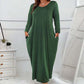 🔥Last Day Special 49% OFF💃Women's Solid Color Loose-Fitting Dress with Pockets
