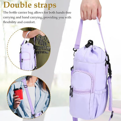 🔥Last Day 49% OFF👍Water Bottle Carrier Bag with Phone Pockets – The Ultimate Outdoor Companion