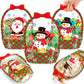 Easter Goodie Bags Plastic Candy Gift Bags with Handle Bunny Chick Pattern Transparent Treat Bags