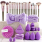 40pcs/set All-in-One Makeup Brush & Sponge Makeup Tool Set