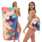 🏖️Summer Hot Sale - ONLY ￡10.99!!⚡50K+ SOLD!🌞🌊2-in-1 Printed Beach Towel Backpack