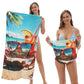 🏖️Summer Hot Sale - ONLY ￡10.99!!⚡50K+ SOLD!🌞🌊2-in-1 Printed Beach Towel Backpack