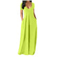 💃Spring Sale 50% OFF⏳Women's Round Neck Short Sleeve Casual Soft Fabric Long Dress