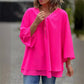 🔥LAST DAY SALE ONLY ￡13.99!!👚✨Double-Layer V-Neck Zipper 3/4 Sleeves Soft Tops – Elegant Design, Comfortable Fit & Versatile Style 🌸