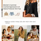👍2026 Summer Hot Sale 50% OFF💥Women's Hollow Out V Neck Jumper Drop Shoulder Crochet Knit Top
