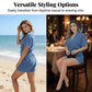 💥Last Day Special Sale 49% OFF💃Women's Plain Drawstring Shirred Waist Fitted V Neck Romper