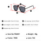 💜 LAST DAY SALE 50%OFF⏰😎Unisex Polarized UV400 Vintage Vacation Modern High Quality Square Sunglasses