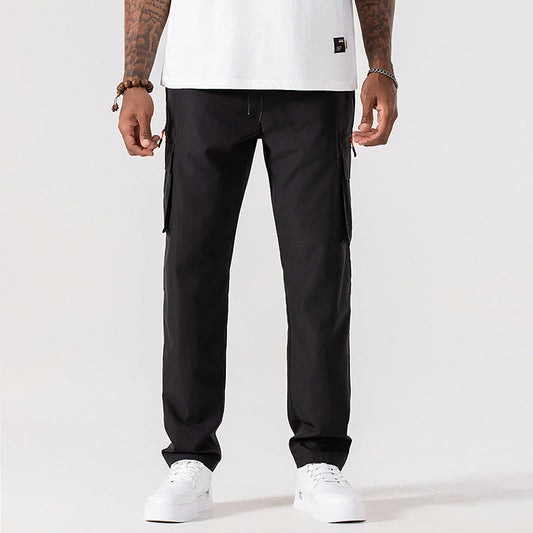 👖LIMITED-TIME 50% OFF!🪂Men's Casual Cargo Pants with Multiple Pockets – Adjustable Waist, Durable Fabric 🏔️