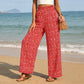 👖70% OFF NOW!✨⏰Women's Smocked High Waist Wide Leg Pants – Flattering Elasticated Waist, Flowy Linen-Blend Trousers for Casual & Summer Outfits👖
