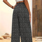 👖70% OFF NOW!✨⏰Women's Smocked High Waist Wide Leg Pants – Flattering Elasticated Waist, Flowy Linen-Blend Trousers for Casual & Summer Outfits👖
