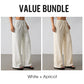 👖 50% OFF NOW! Women's Striped Drawstring Wide-Leg Pants – Lightweight, Breathable & Adjustable Waist For Casual Chic ✨🍃