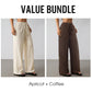 👖 50% OFF NOW! Women's Striped Drawstring Wide-Leg Pants – Lightweight, Breathable & Adjustable Waist For Casual Chic ✨🍃