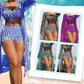 📢📢60% OFF !! ⏰Women's 3-Piece Geometric Print Swimwear Set