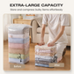 🥳LAST DAY BUY 2 GET 1 FREE!!💞50K+ SOLD!🧳💨 50% OFF! No‑Pump Vacuum Storage Bags – Press & seal, no pump needed. Saves 80% space, keeps clothes dry & dust‑free. Perfect for bulky bedding & off‑season gear. 🛏️🗄️