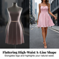 🌈2026 Summer Hot Sale 50% OFF!✨🎀Tie-Front Smocked Dress – Spaghetti Straps, Ruffle Hem & Flattering Smocked Bodice 🌸