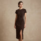 👗LIMITED-TIME 50% OFF!✨Women's Elegant Waist Twist High Slit Sleeveless Midi Dress– Waist-Cinching, Elegant, Flowing Silhouette 💃