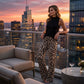 ⏰Hot Sale 50% OFF👍Women's Sleeveless Top & Printed Wide-Leg Pants Set