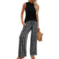 ⏰Hot Sale 50% OFF👍Women's Sleeveless Top & Printed Wide-Leg Pants Set