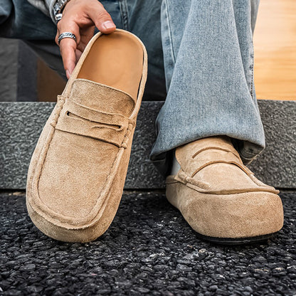 👞Hot Sale 50% OFF✨Suede Loafer Clog Shoes For Women and Men – 👍Slip-On & Breathable – Soft Microfiber & Rubber Sole – Casual Comfort🚶‍♂️