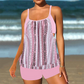 🎉LAST DAY SPECIAL PRICE ONLY ￡14.99!!🌸 Plus Size Friendly Tankini & Boyshort Swim Set – Quick Dry Beach Swimwear 🏊‍♀️