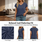 📢📢40% OFF !! ⏰Women's Casual V-Neck Short Sleeve T-Shirt