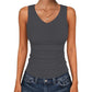 ⛱️Last Day Special Price ￡9.99!!💞Women's V-Neck Ribbed Knit Tank Top