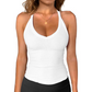 💖Last Day Special Price ￡9.99!! & 50% OFF💥Women's Ribbed V-Neck Tank Top👚