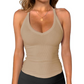 💖Last Day Special Price ￡9.99!! & 50% OFF💥Women's Ribbed V-Neck Tank Top👚