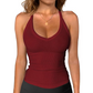 💖Last Day Special Price ￡9.99!! & 50% OFF💥Women's Ribbed V-Neck Tank Top👚