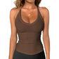 💖Last Day Special Price ￡9.99!! & 50% OFF💥Women's Ribbed V-Neck Tank Top👚