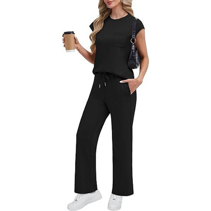 🌸Summer Hot Sale 50% OFF💖Women's Casual Summer Travel Vacation Outfits 2 Piece Set
