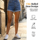 ✨Summer Hot Sale 70% OFF💐Women's Stretchy High Waisted Turn Up Denim Shorts