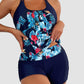 🩱2026 Hot Sale 49% OFF👙Tankini Swimsuits Tummy Control Two Piece Blouson Bathing Suit