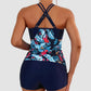 🩱2026 Hot Sale 49% OFF👙Tankini Swimsuits Tummy Control Two Piece Blouson Bathing Suit