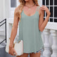 📢2026 HOT SALE 50% OFF👚👍Women's Spaghetti Strap Camisoles Eyelet Embroidery Scoop Neck Tank Tops