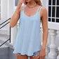 📢2026 HOT SALE 50% OFF👚👍Women's Spaghetti Strap Camisoles Eyelet Embroidery Scoop Neck Tank Tops