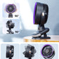 Portable Rechargeable Clip-On Automatic Oscillating Fan
