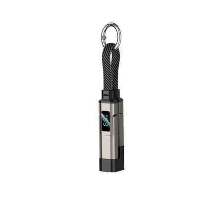 ⏳LAST DAY SALE ONLY ￡7.99!!🔥🔌 4-in-1 Charging Cable with Digital Display & Keychain – Fast-Charging, Kink-Resistant & Compact