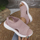 ⏳2026 Summer Hot Sale 70% OFF🎁Women’s Knit Platform Sandals – Lightweight, Breathable & Arch-Supported 🏝️☁️  Cushioned Memory Foam Footbed • Non-Slip Sole • All-Day Comfort for Summer Walks, Holidays & City Days 🎁🇬🇧