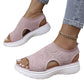 ⏳2026 Summer Hot Sale 70% OFF🎁Women’s Knit Platform Sandals – Lightweight, Breathable & Arch-Supported 🏝️☁️  Cushioned Memory Foam Footbed • Non-Slip Sole • All-Day Comfort for Summer Walks, Holidays & City Days 🎁🇬🇧