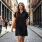 👕LIMITED-TIME 50% OFF!✨Casual Short Sleeve Dress – Button Front, Pockets, Breezy Fit🌿